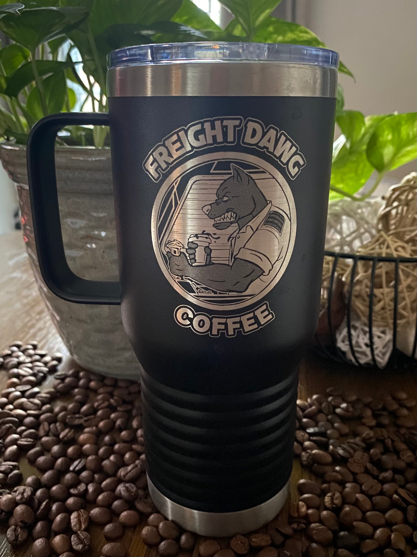 20 oz Etched Travel Tumbler